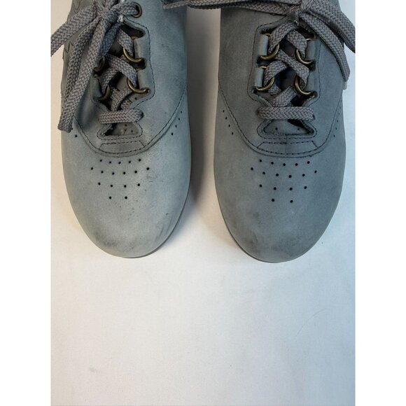 SAS Free Time Womens Size 5W Blue Leather Tripad Comfort Walking Shoe - Picture 4 of 14